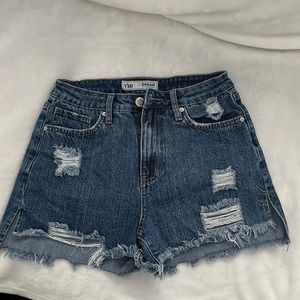 Dark jeans shorts